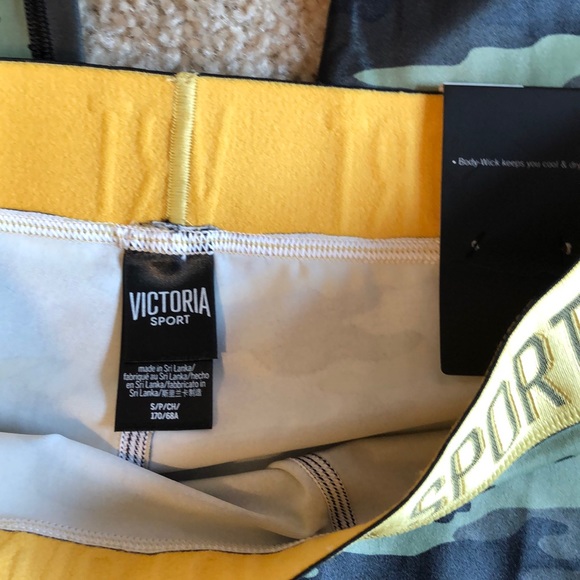 New! Victoria Secret Sport Camo 7/8 tight - small - Picture 5 of 8